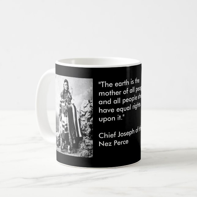 Chief Joseph Coffee Mug (Front Left)