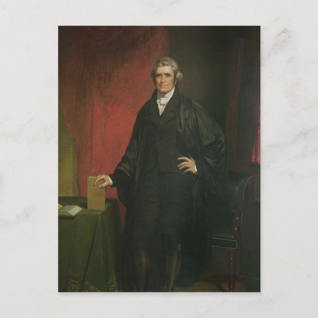 Chief Justice Marshall Postcard (Front)