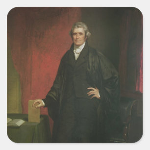 Chief Justice Marshall Square Sticker