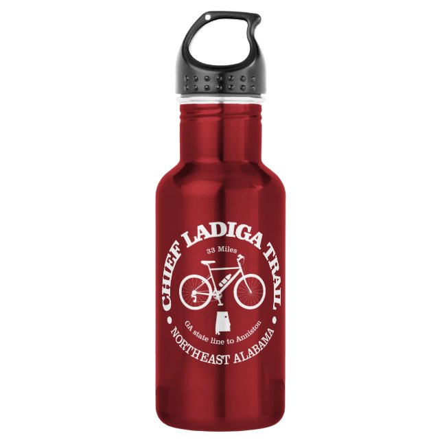 Chief Ladiga Trail (cycling)  532 Ml Water Bottle (Front)