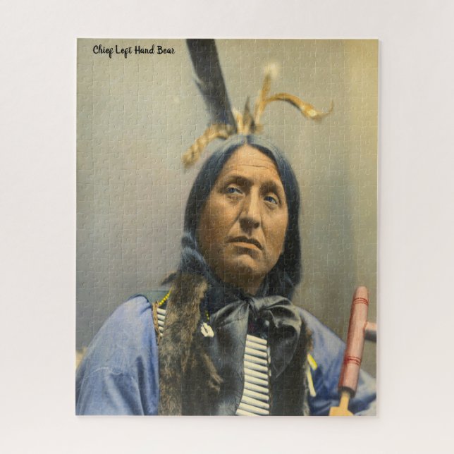 Chief Left Hand Bear Jigsaw Puzzle (Vertical)