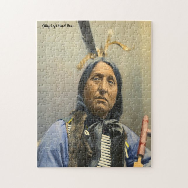 Chief Left Hand Bear Jigsaw Puzzle (Vertical)