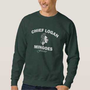 Chief Logan High School sweatshirt white lettering