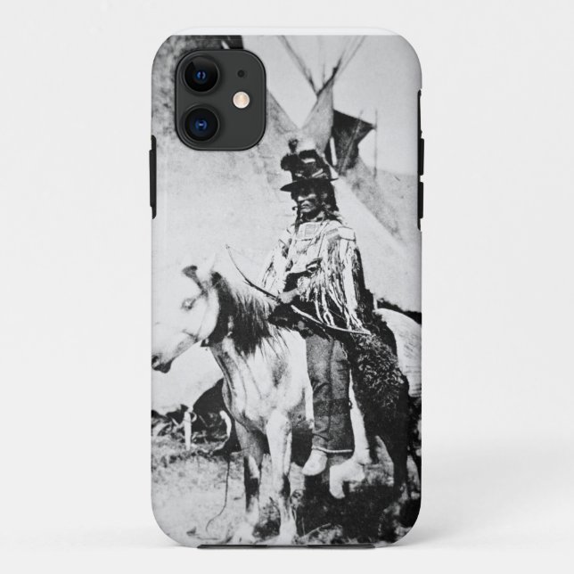 'Chief Looking Glass', c.1875 (b/w photo) Case-Mate iPhone Case (Back)