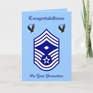Chief Master Sergeant Promotion Card