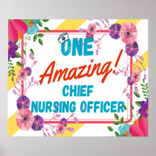 Chief Nursing Officer Appreciation Gift Idea Poster