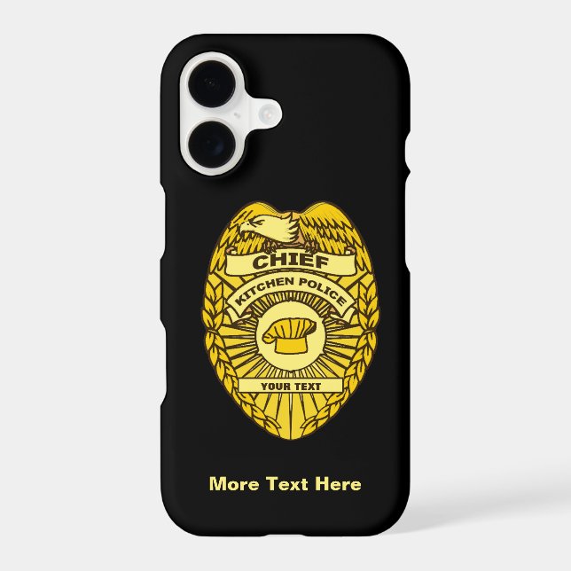 Chief Of Kitchen Police Badge (Verso)