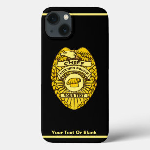Chief Of Kitchen Police Badge iPhone 13 Case