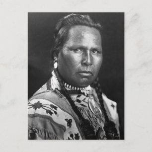 Chief Owen Heavy Breast, 1901 Postcard