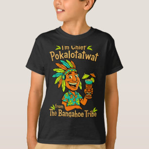 Chief pokalotatwat from the tribe indigenous nativ T-Shirt