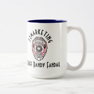 Chief Randy Fandal 72marketing two tone coffee CUP