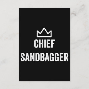 Chief Sandbagger Golf Meme Bjj Chess Sandbag Enclosure Card