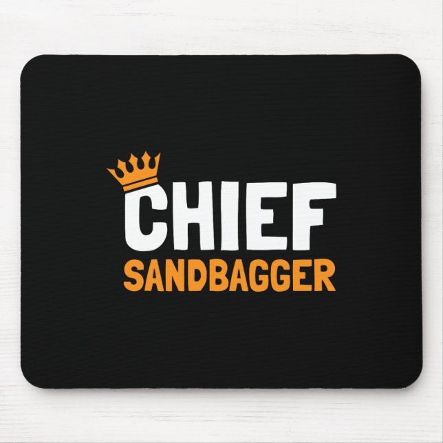 Chief Sandbagger Golf - Uni-adults  Mouse Pad (Front)
