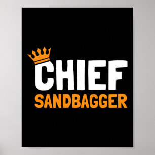 Chief Sandbagger Golf - Uni-adults Poster