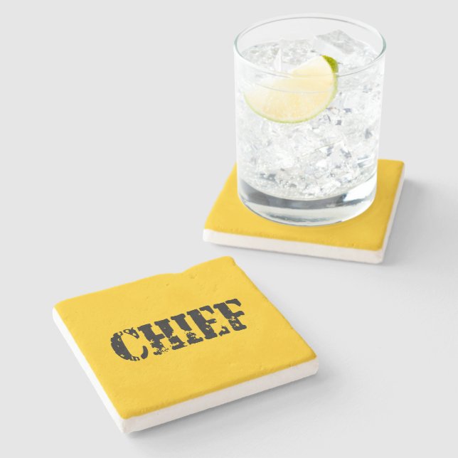 CHIEF STONE COASTER (Side)