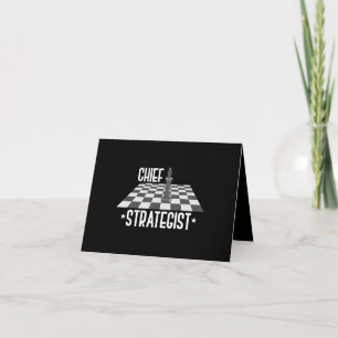 Chief Strategist Chess I Always Win This Game Thank You Card