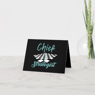 Chief Strategist Chess   I Always Win This Game Thank You Card