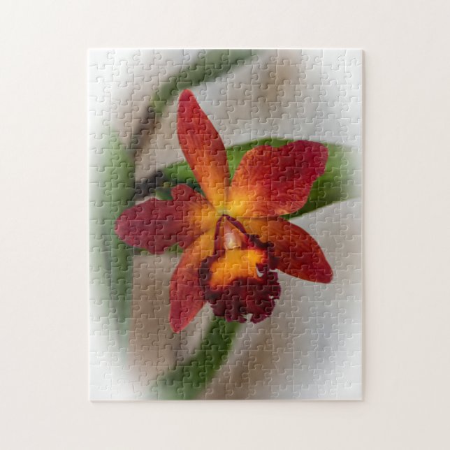 Chief Sweet Orange Orchid Puzzle (Vertical)