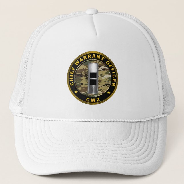 Chief Warrant Officer CW2 Trucker Hat (Front)
