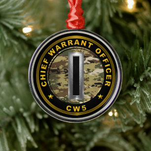 Chief Warrant Officer Five-CW5 Metal Ornament
