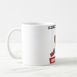 Chief Wrapping Paper Shredder Christmas Dog Mug