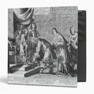 Chiefs of Fronde admitted to greet the King Binder