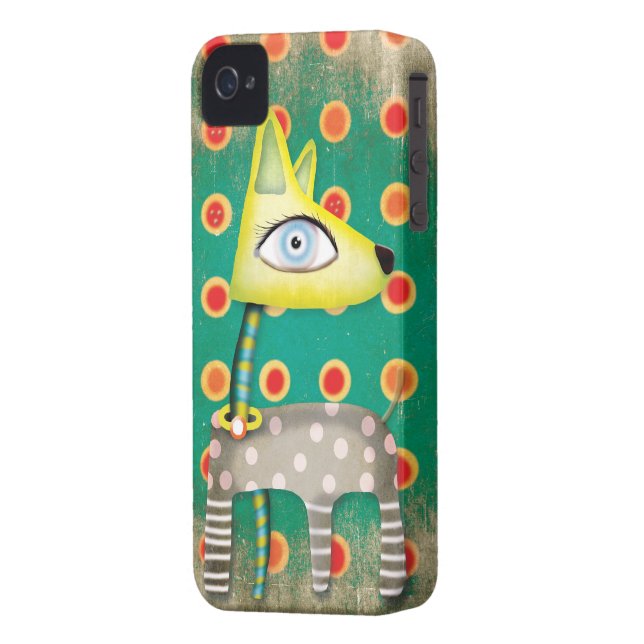 Chien Alebrije coque iphone 4 - 4 s (Dos gauche)