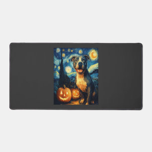 Chien américain Staffordshire Terrier Halloween mi
