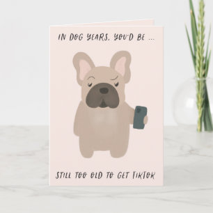 Chien Années Danse Chiens Drôle Drôle Carte Annive