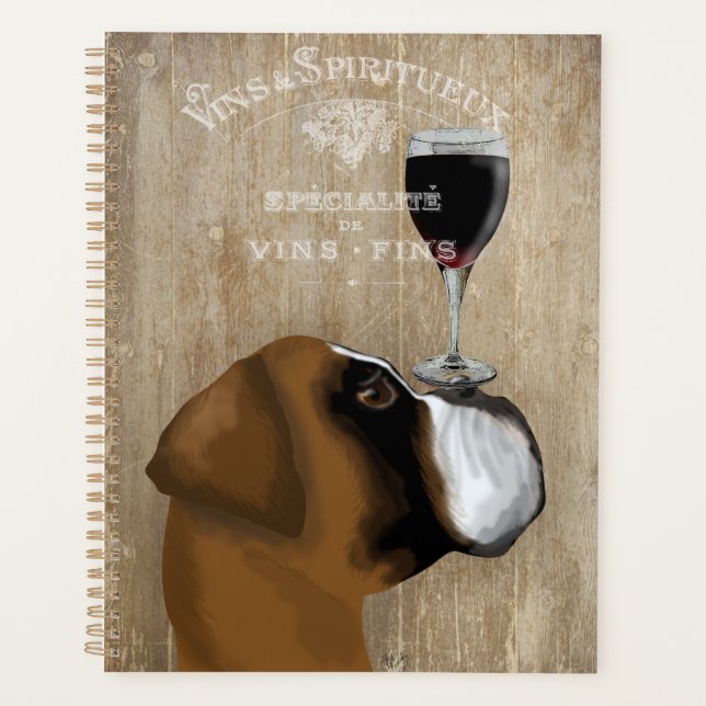 Chien Au Vin Boxer (Devant)