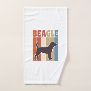 Chien Beagle Vintage Dessin Vectoriel à Rayures Ré