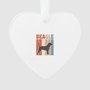 Chien Beagle Vintage Dessin Vectoriel Rayure Rétro