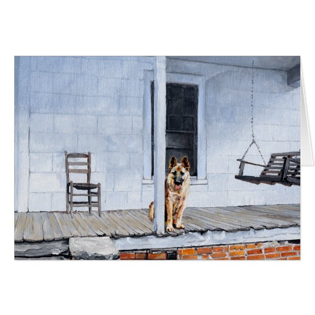 Chien berger allemand (Devant horizontal)