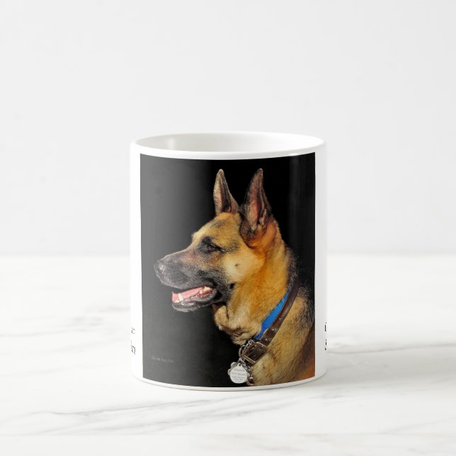 Chien berger allemand café Mug (Centre)