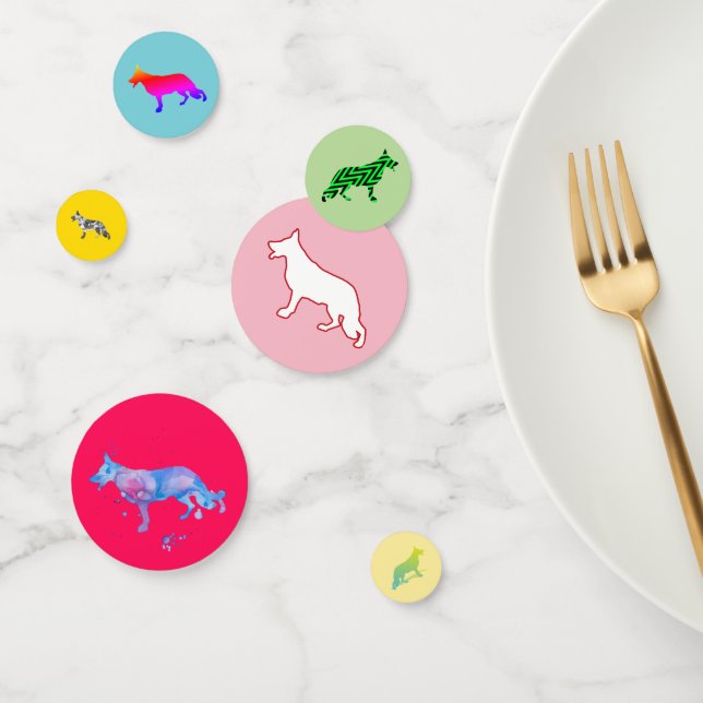 Chien berger allemand Confetti (Groupe)