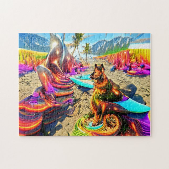 Chien berger allemand Puzzle Puzzle (Horizontal)