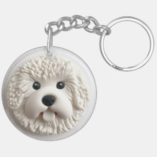 Chien Bichon Frise Inspiré 3D