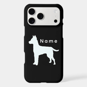 Chien blanc personnalisé avec un nom   