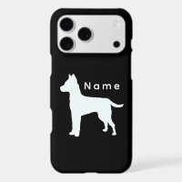Chien blanc personnalisé avec un nom   