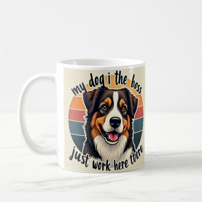 Chien Boss Mug (Gauche)