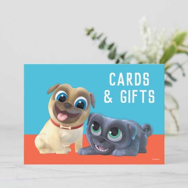 Chien Chien Pals Symbole d'anniversaire Cartes et  (Debout devant)