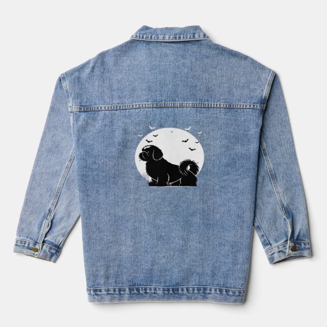 Chien Chih Tzu - Silhouette de lune d'Halloween Cl (Verso)