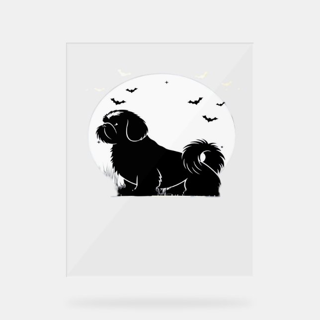 Chien Chih Tzu - Silhouette de lune d'Halloween Cl (Recto)