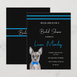 Chien Chihuahua moderne Bridal Shower Invitation
