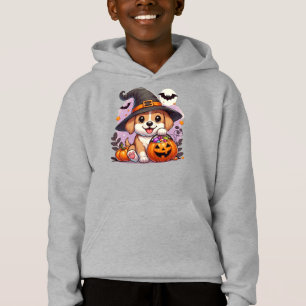 Chien/chiot d'Halloween mignon