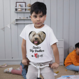 Chien customisé grand frère photo & texte T-Shirt