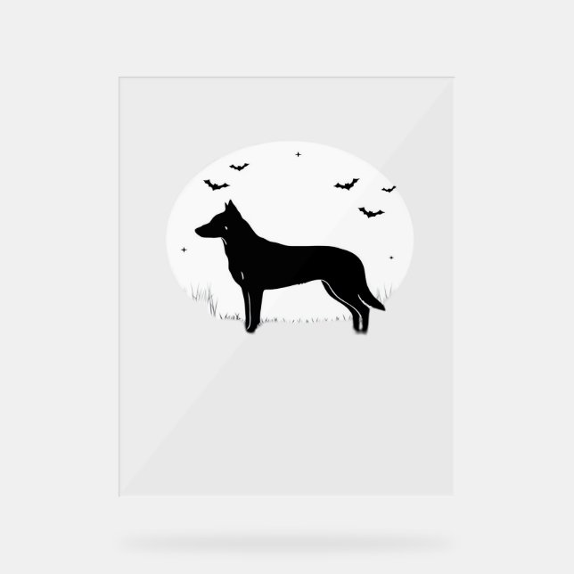 Chien de Beauceron - Halloween Moon Silhouette Cla (Recto)
