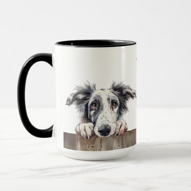 Chien de Borzoi Mug (Gauche)