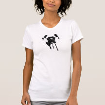 Chien de boxeur du T-shirt des femmes