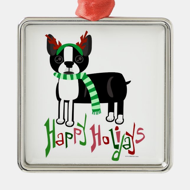 Chien de décoration de Noël (Devant)